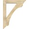 Ekena Millwork Legacy Traditional Rough Sawn Bracket w/ Offset Brace, Douglas Fir, 6"W x 30"D x 38"H BKT0604X30X38LEC01RDF - alternate 4